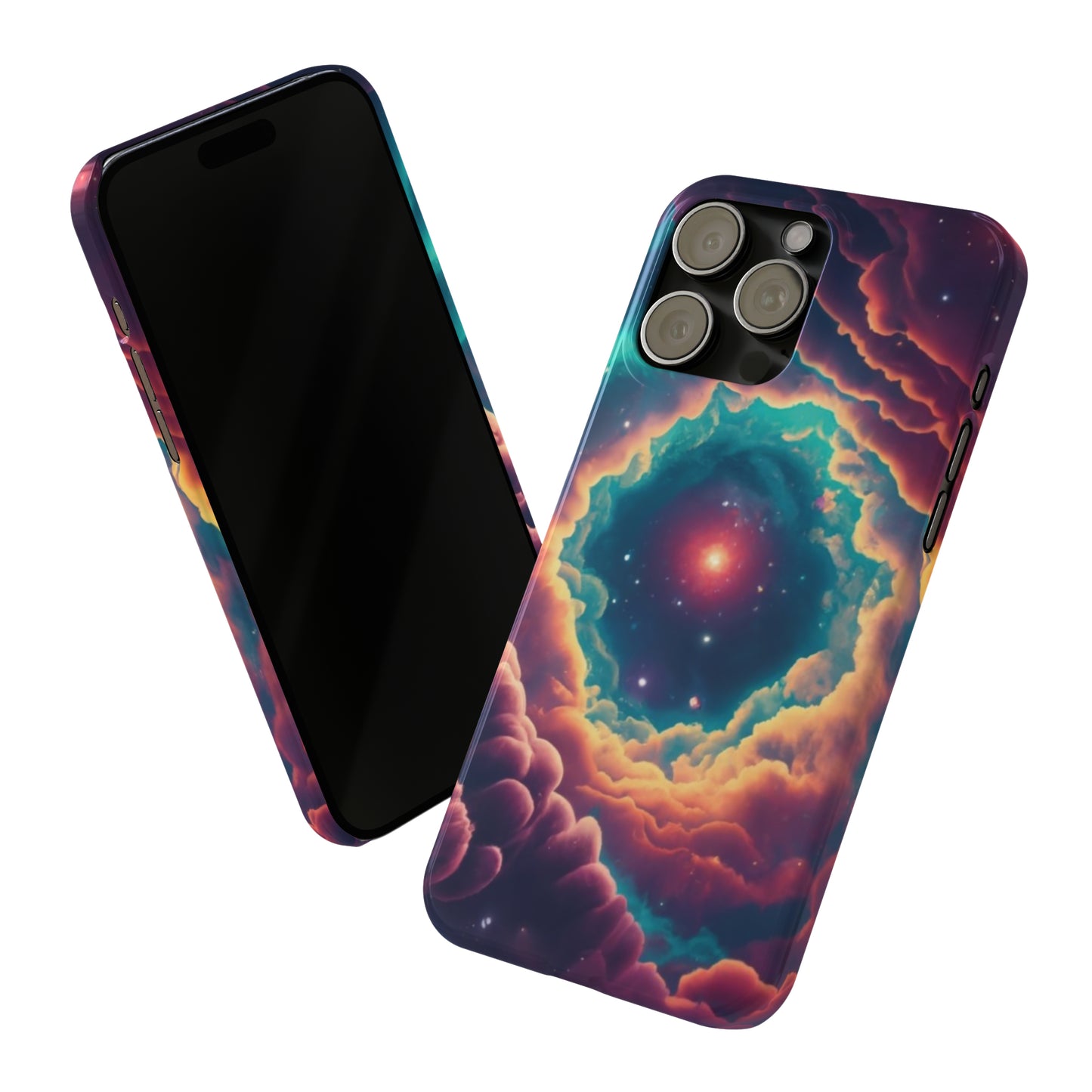 Space Nebula Slim Phone Case For I-phone