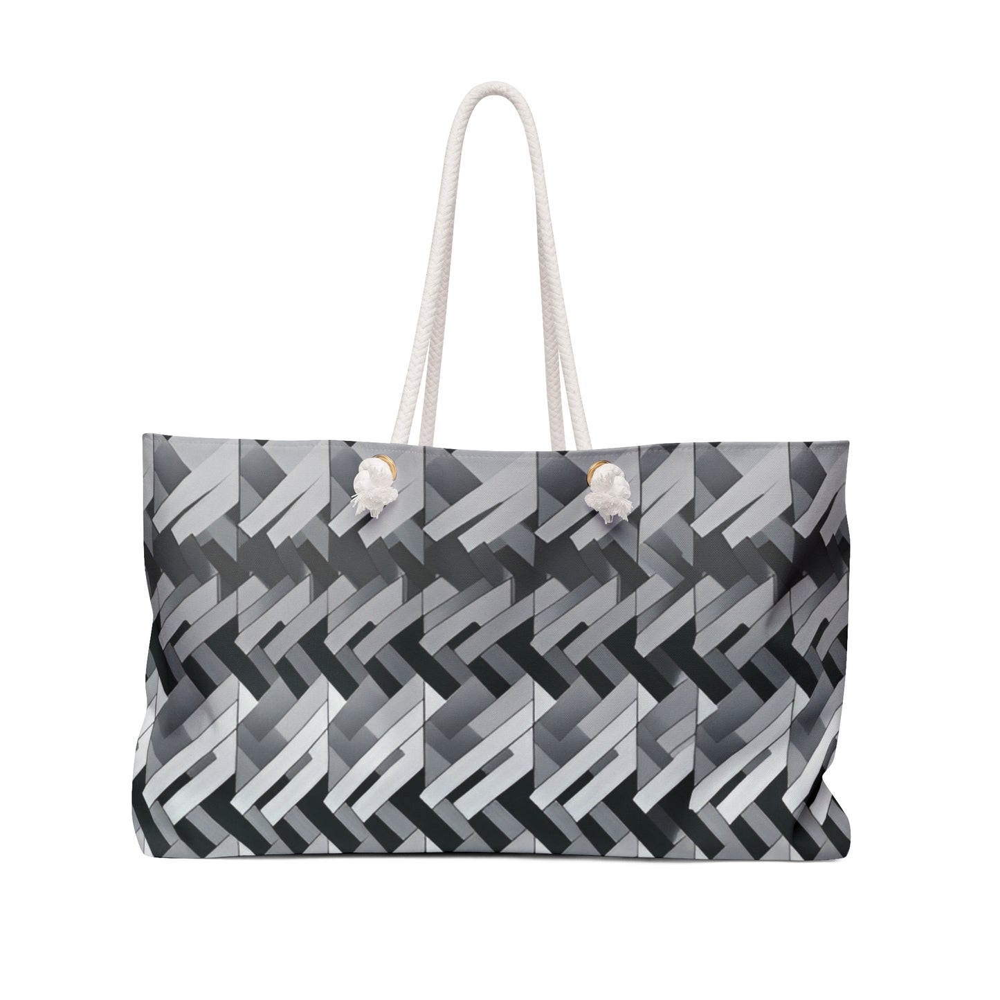 Fashion Weave Print Weekender Bag - BagsRuppy's Creations