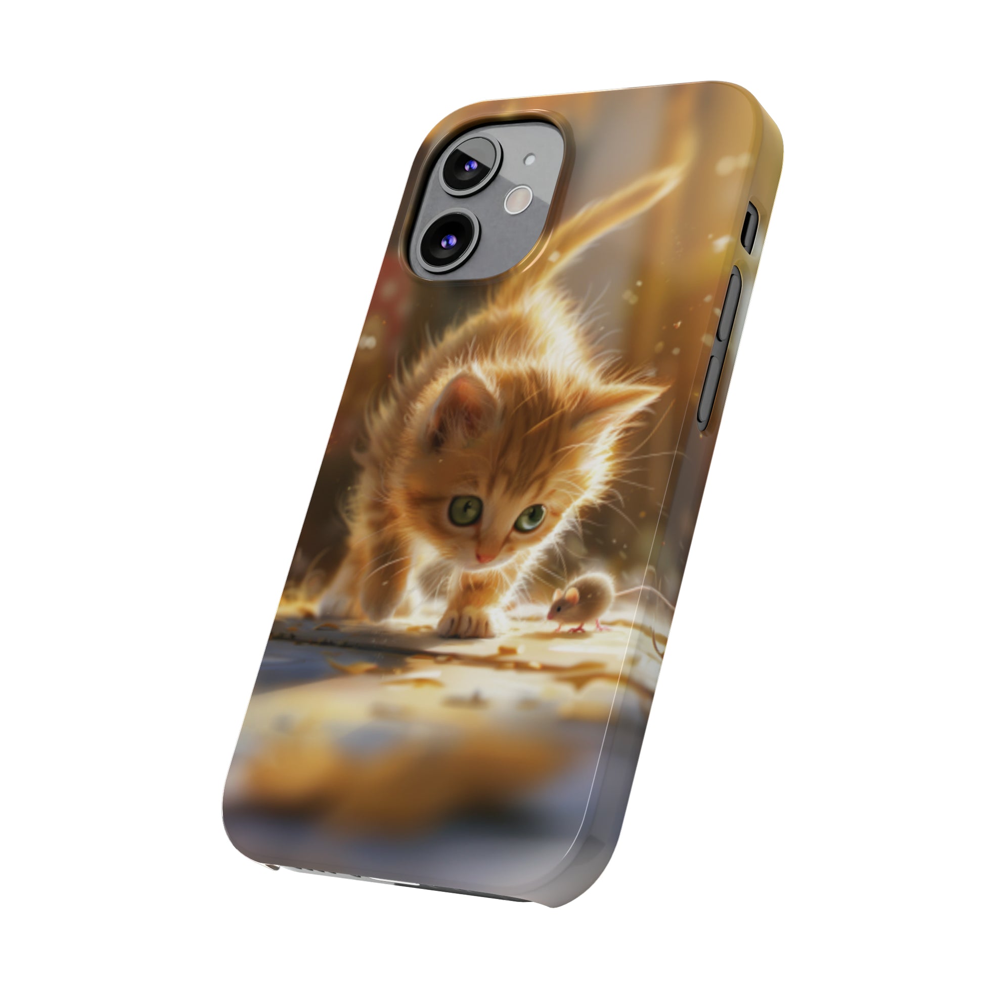 Cat & Mouse Slim iPhone Case - Ruppy's Creations