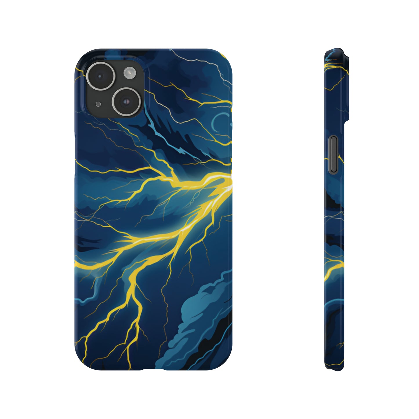 Lightning Strikes Slim Phone Cases