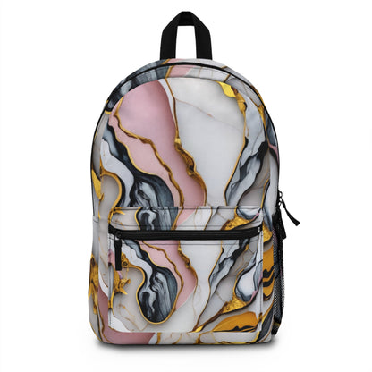 Golden Marble Backpack