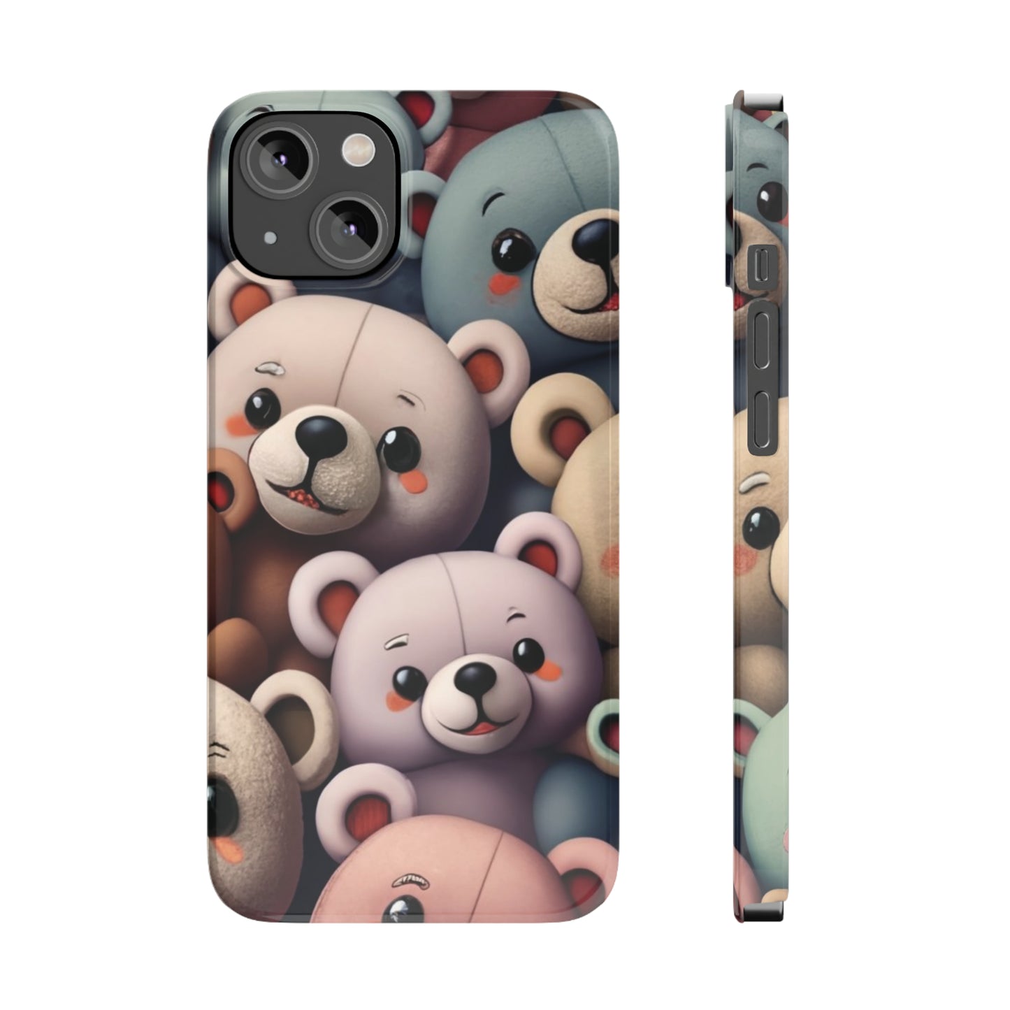 Teddy Bears I phone Slim Phone Cases