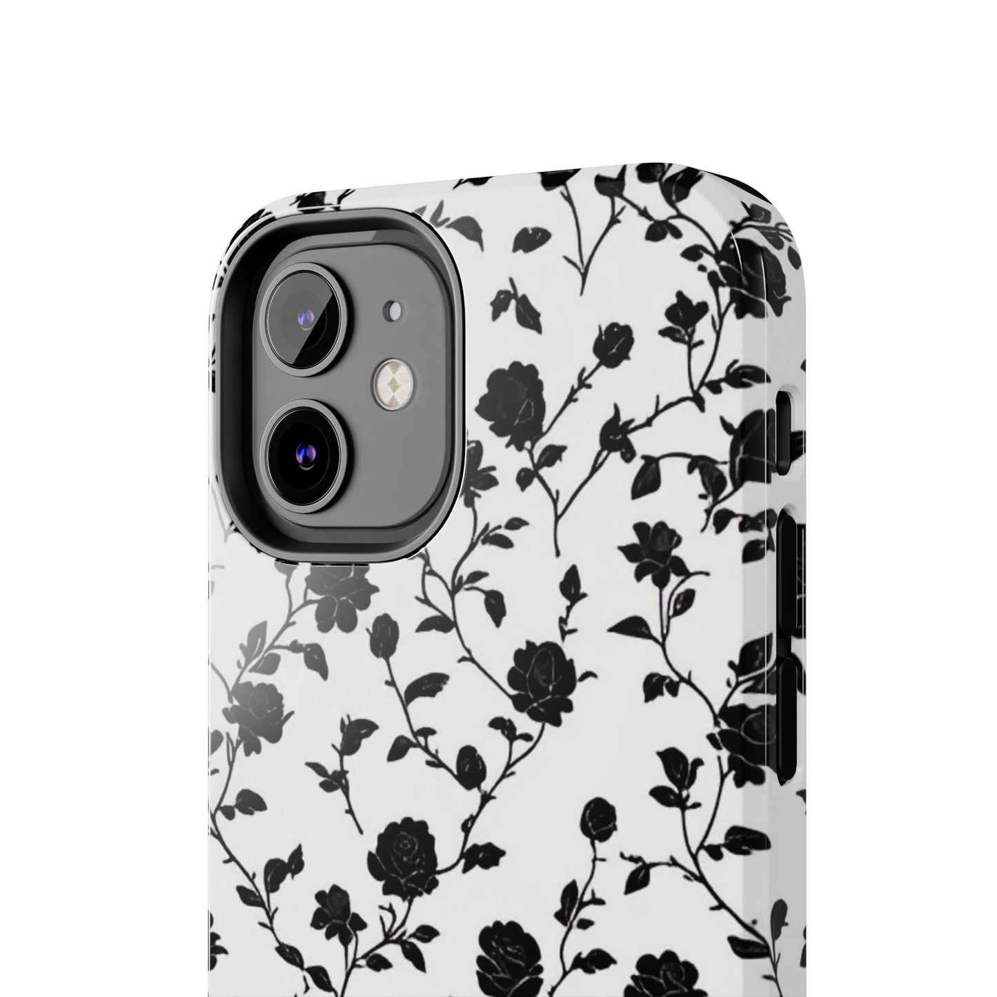 Black Rose Tough Phone Case For iphone & Samsung - Ruppy's Creations