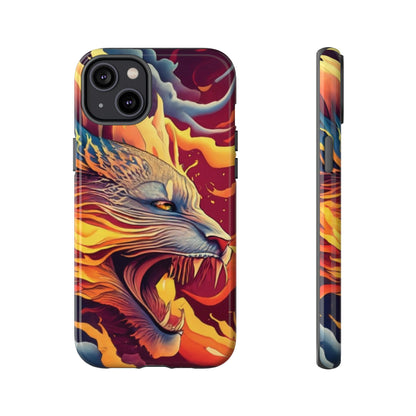 Blazing Beast Cell Phone Tough Case for I Phone, Samsung and Google Pixel