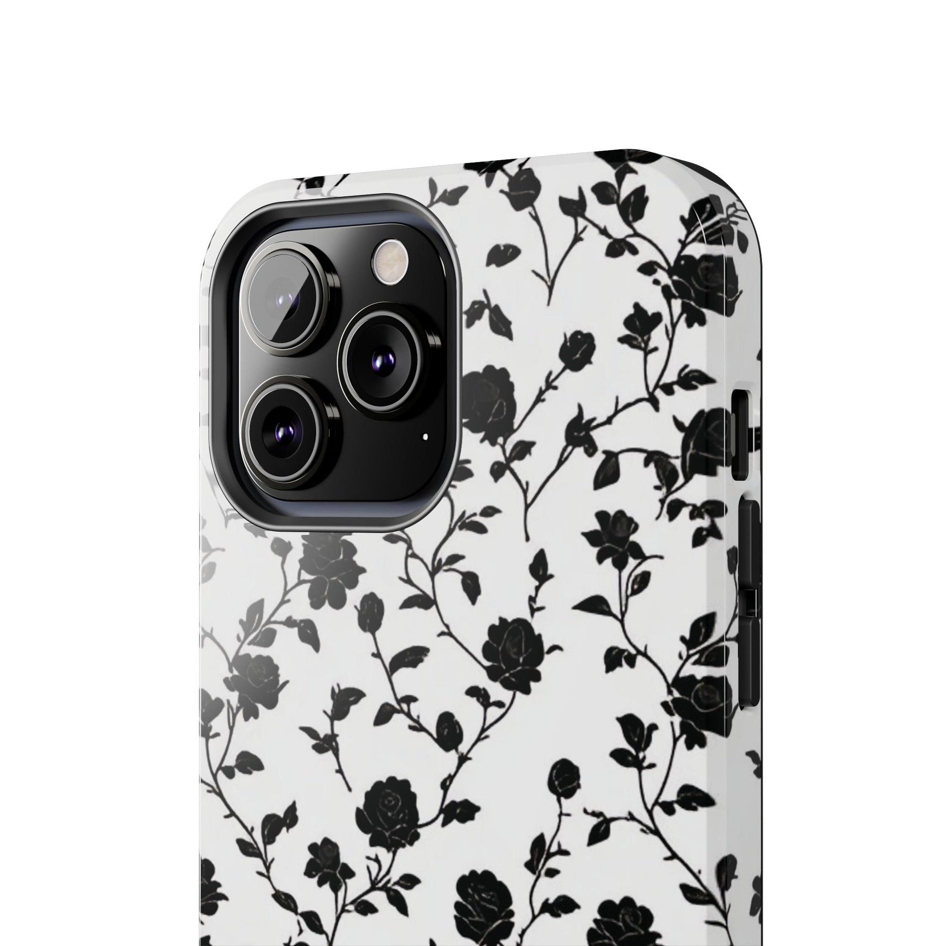 Black Rose Tough Phone Case For iphone & Samsung - Ruppy's Creations