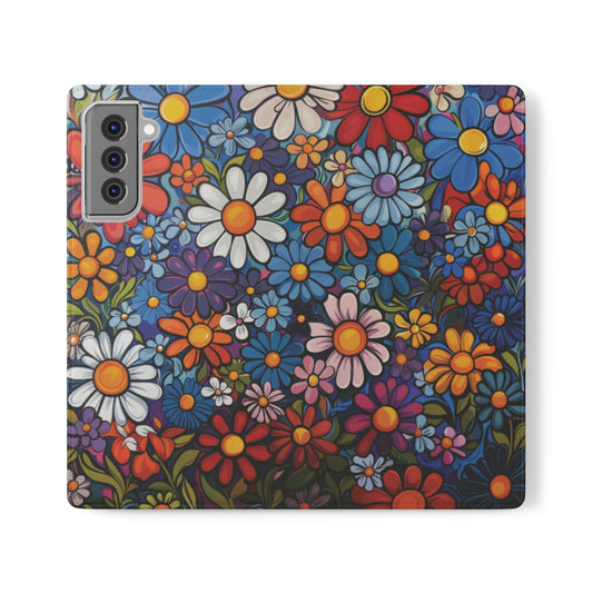 Hippie Floral Folio Case - Ruppy's Creations