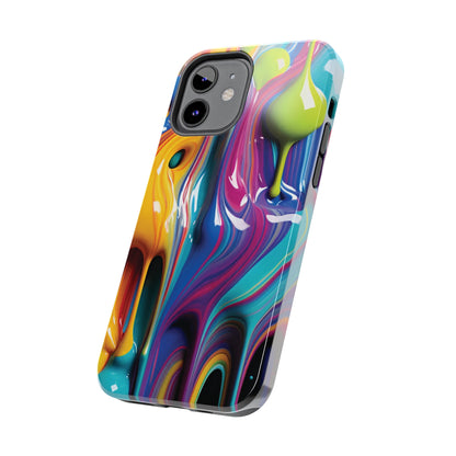 Dripping Paint Tough Phone Case For I Phone