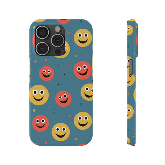 happy face cell phone case