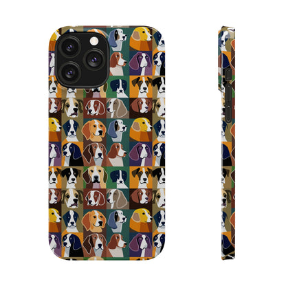 Dog Lovers Print Slim I Phone Case