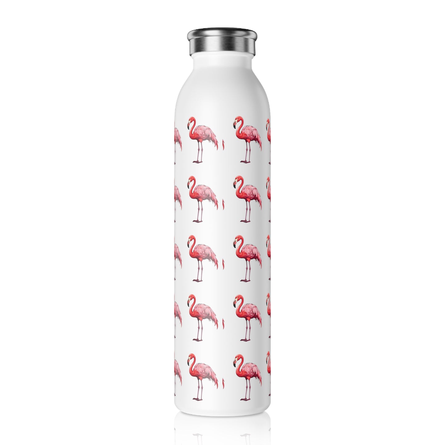 Flamingo Parade Slim Water Bottle