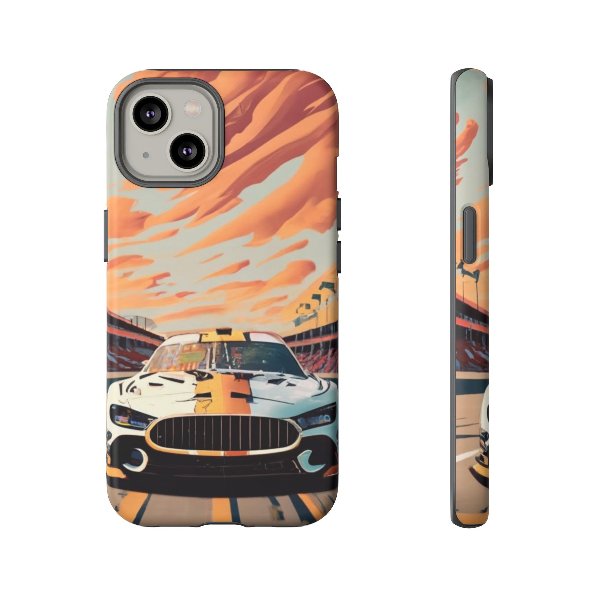 Race Car Tough Cell Phone Case - Ruppy's Creations