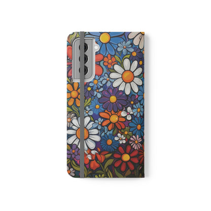 Hippie Floral Folio Case - Ruppy's Creations