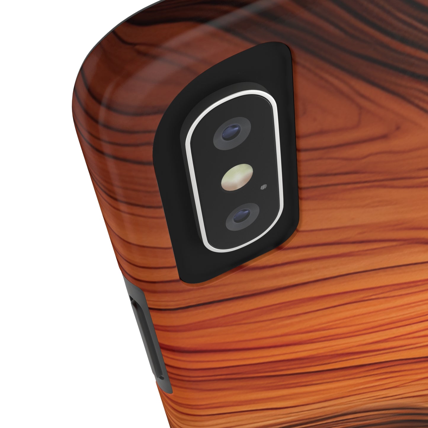 Wood Grain Look Tough Phone Case