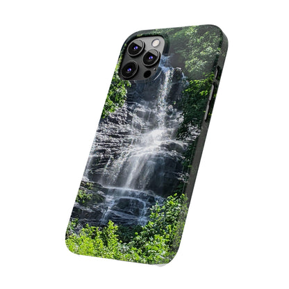 I Phone Waterfall Print Slim Phone Case