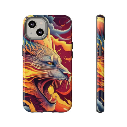 Blazing Beast Cell Phone Tough Case for I Phone, Samsung and Google Pixel