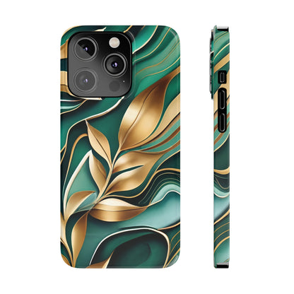 Mystic Leaf Slim Phone Case For I phone