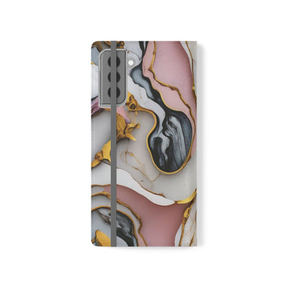 Golden Marble Folio Case