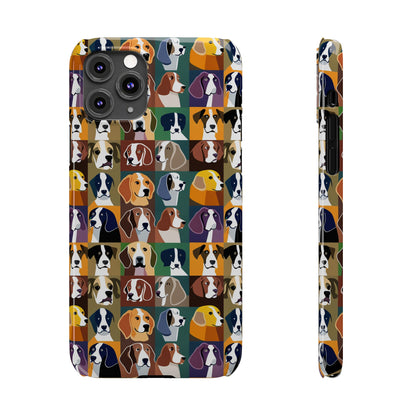 Dog Lovers Print Slim I Phone Case