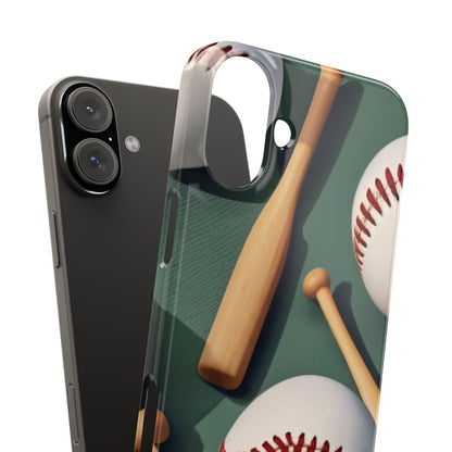 Baseball Fan I phone Slim Phone Cases - Ruppy's Creations