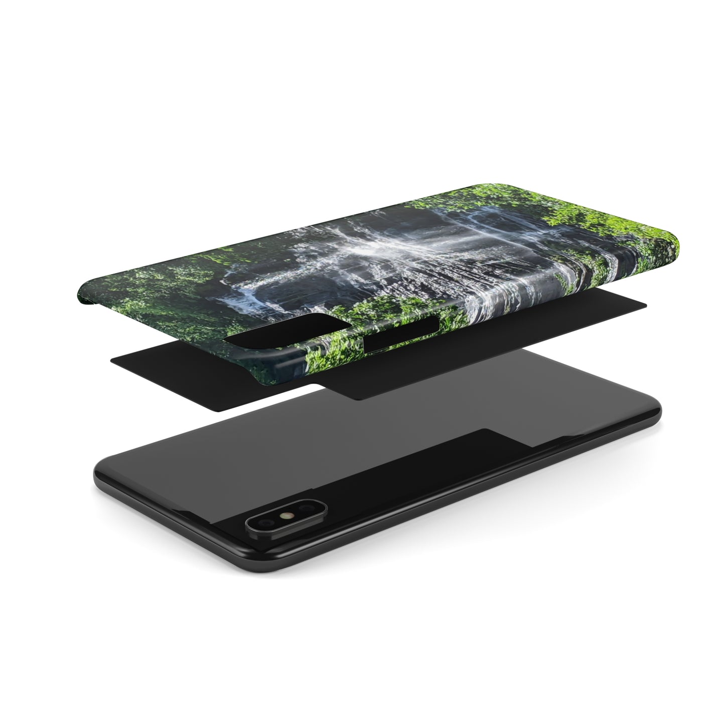 I Phone Waterfall Print Slim Phone Case