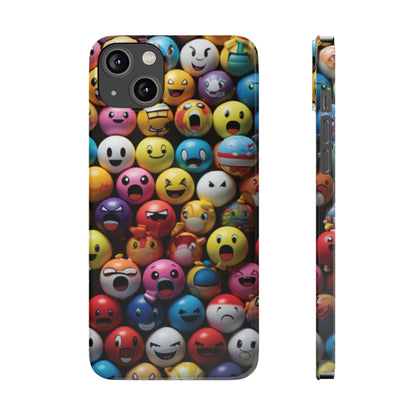 Emoji fun Slim Phone Cases