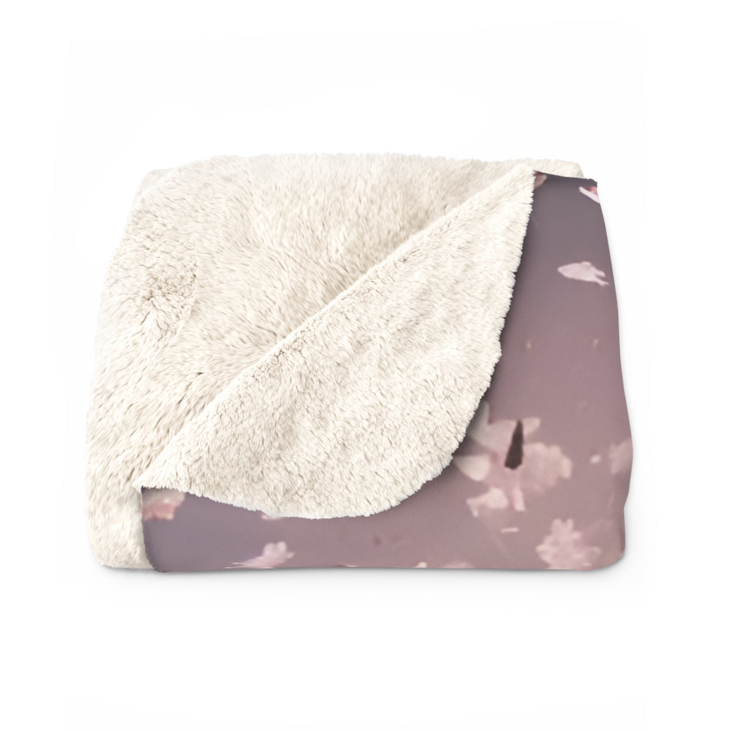 Very Cherry Blossom Sherpa Fleece Blanket