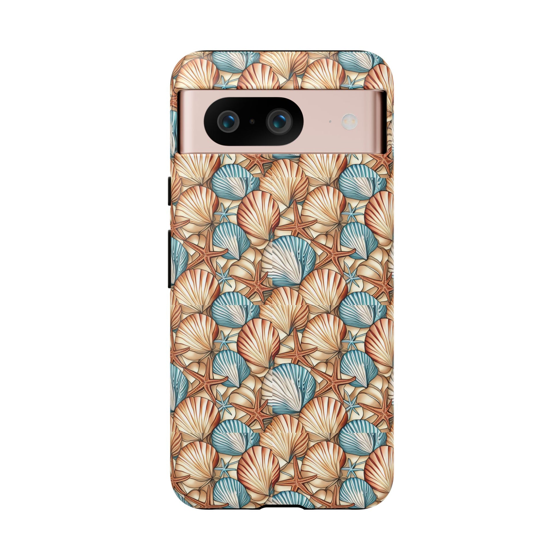 Starfish and Seashells Tough Cell Phone Case - Ruppy's Creations