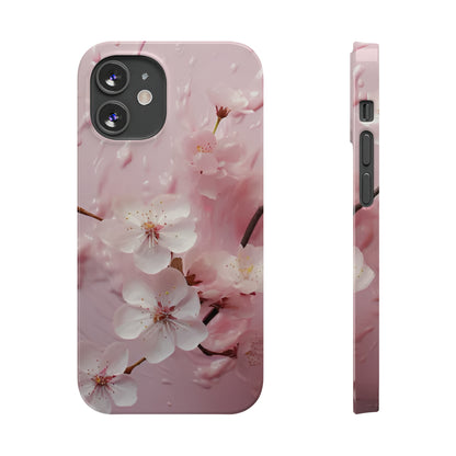 Cherry Blossom Slim Phone Case For I-PHone