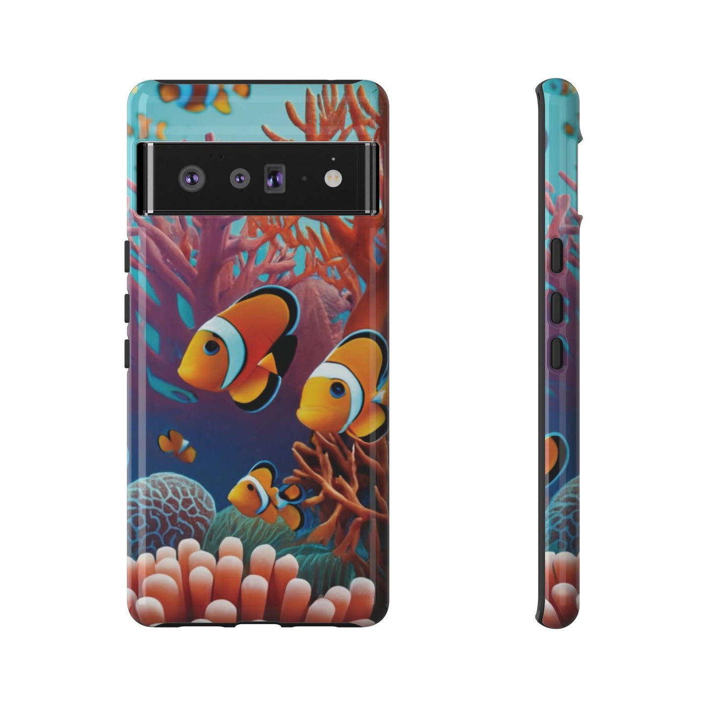 Coral Reef Cell Phone Tough Cases For I Phone, Samsung Galaxy and Google Pixel - Ruppy's Creations