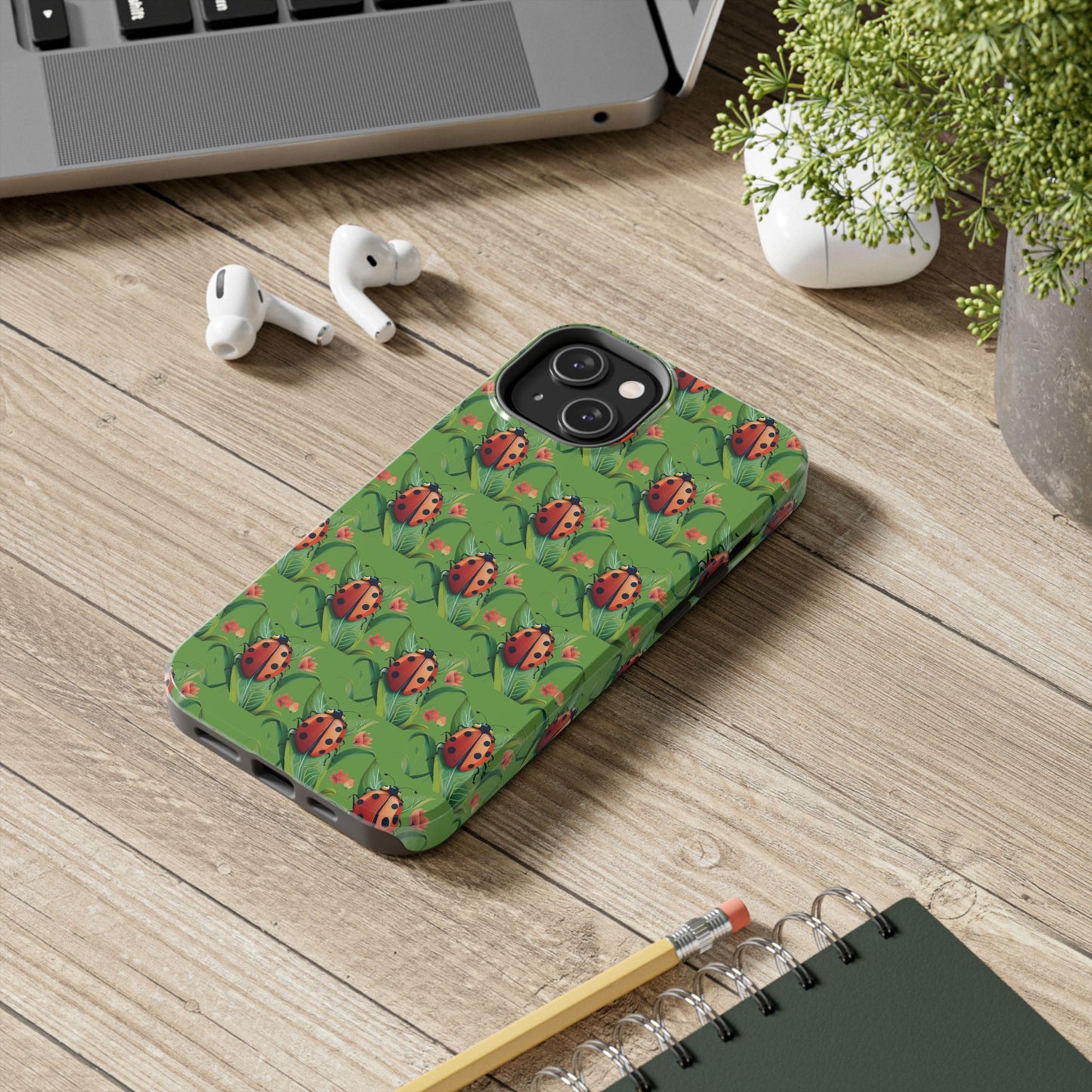 Lady Bug Tough Phone Case - Samsung & iphone - Ruppy's Creations