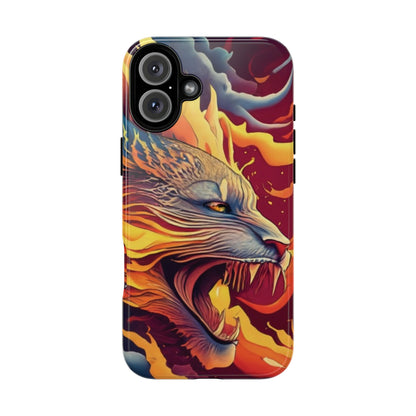 Blazing Beast Cell Phone Tough Case for I Phone, Samsung and Google Pixel