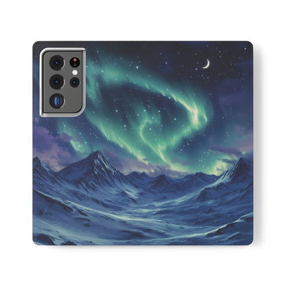 Winter Aurora Folio Phone Case - Ruppy's Creations