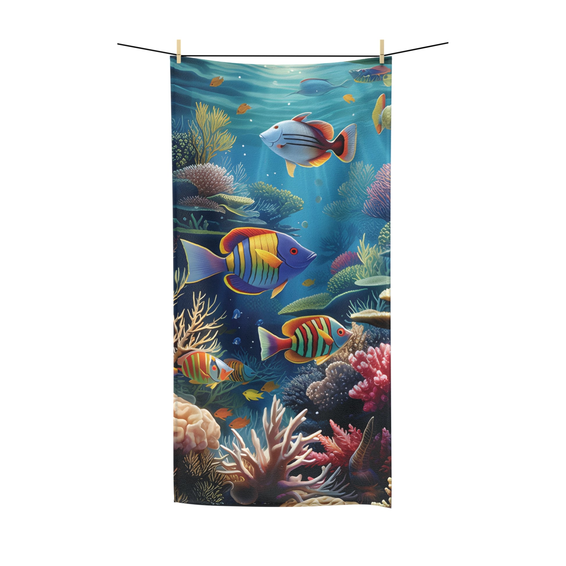 ocean theme bath towels