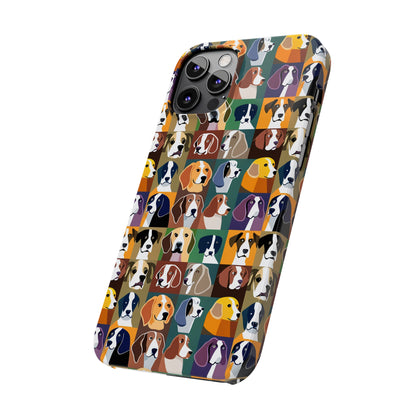 Dog Lovers Print Slim I Phone Case