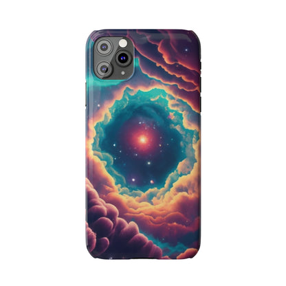 Space Nebula Slim Phone Case For I-phone