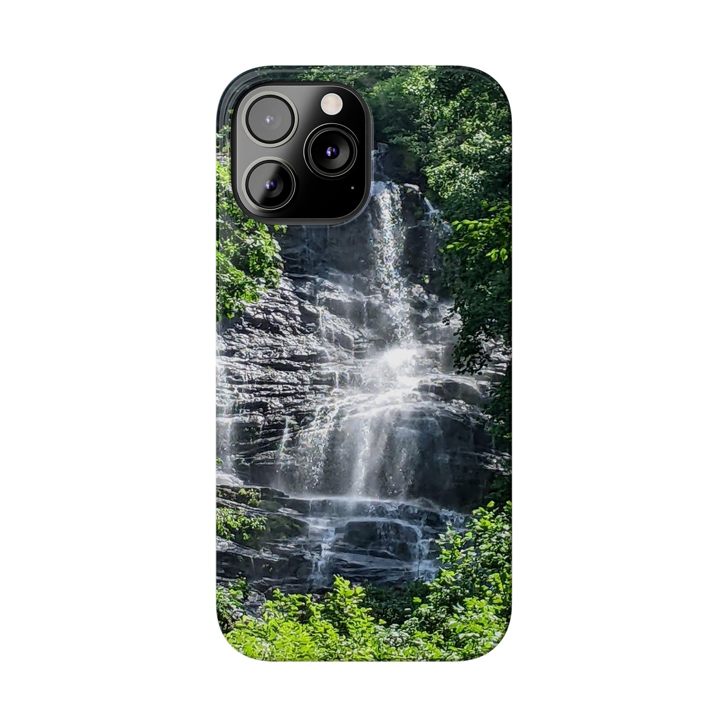 I Phone Waterfall Print Slim Phone Case