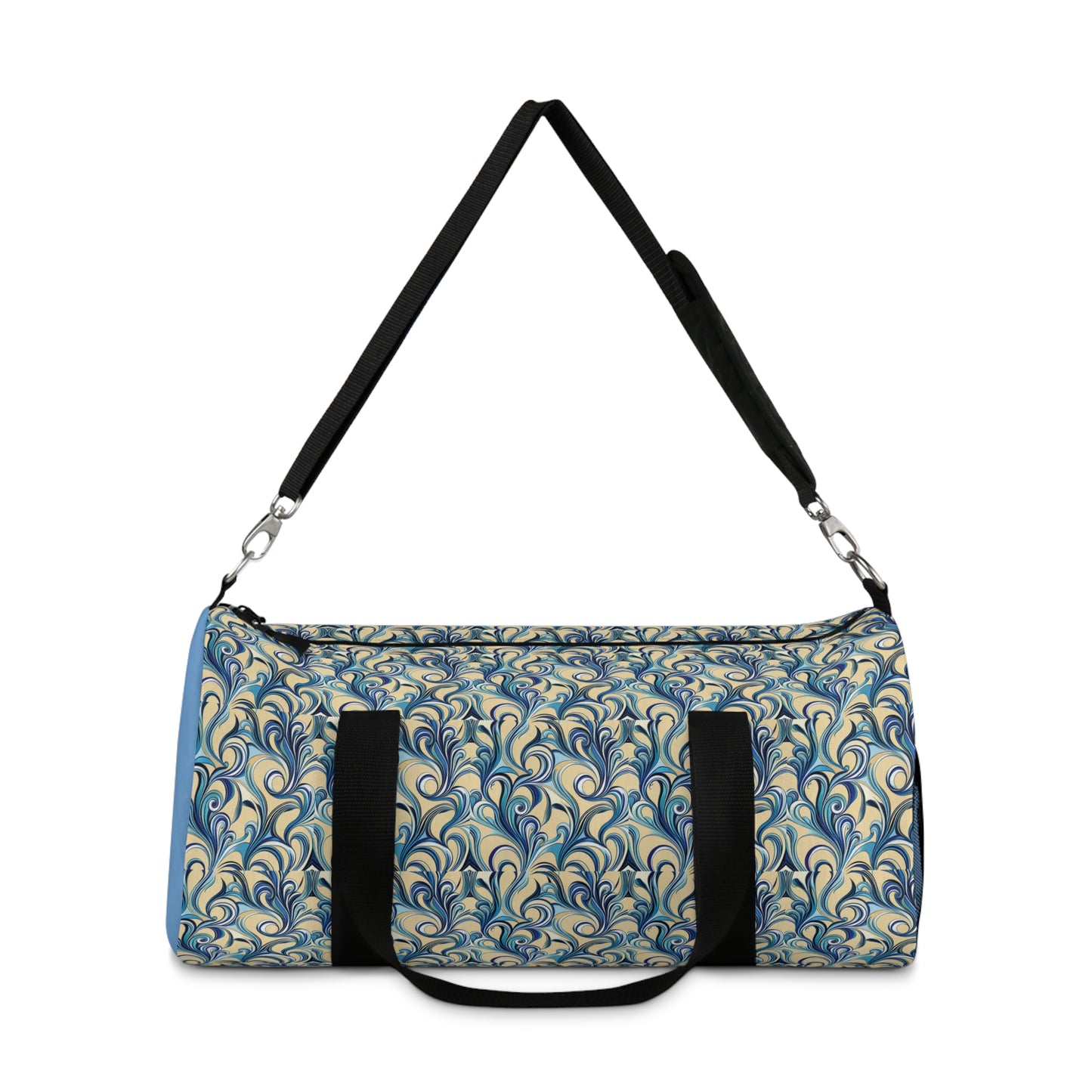 Hues of Blue Vines Duffel Bag