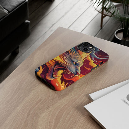 Blazing Beast Cell Phone Tough Case for I Phone, Samsung and Google Pixel