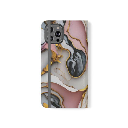 Golden Marble Folio Case