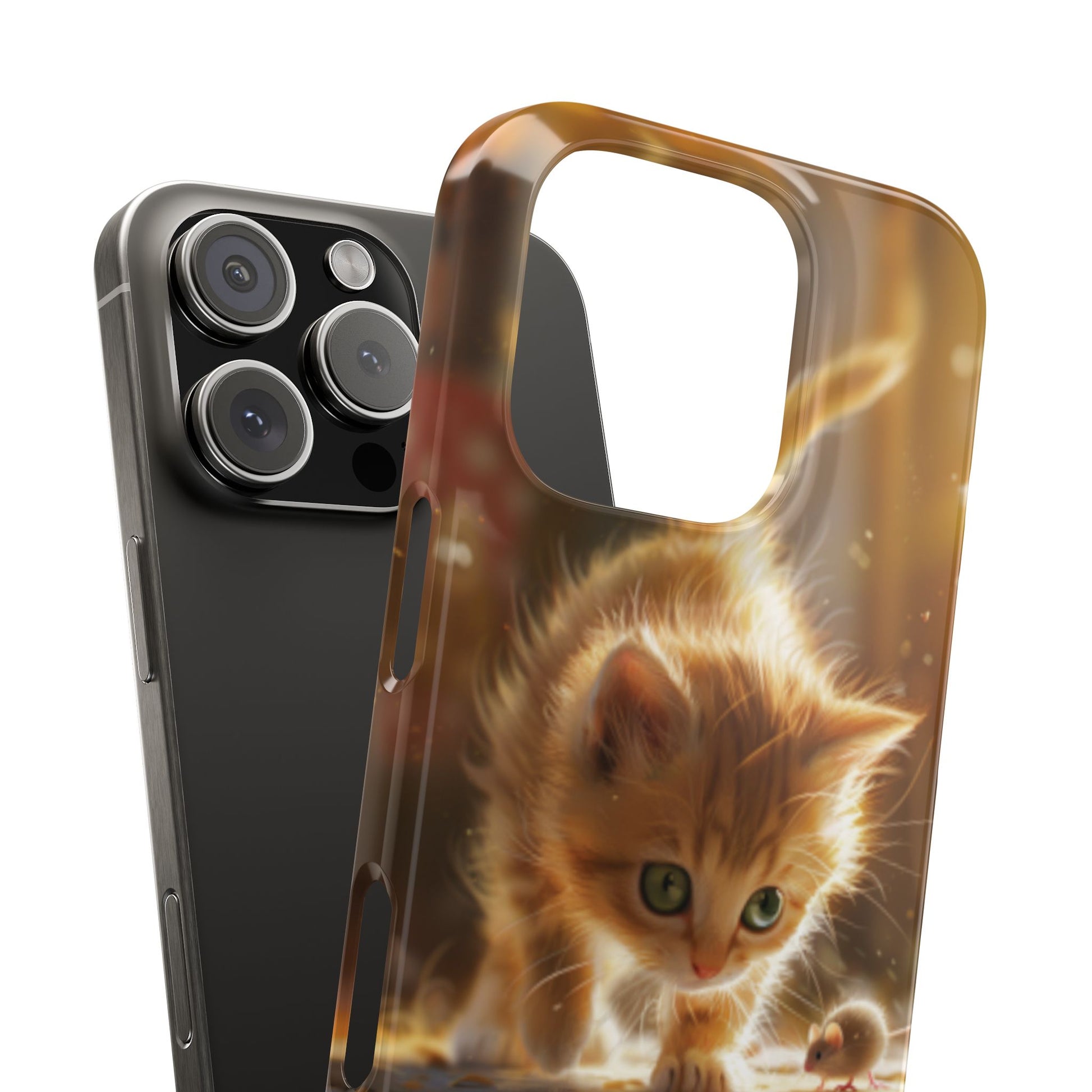 Cat & Mouse Slim iPhone Case - Ruppy's Creations