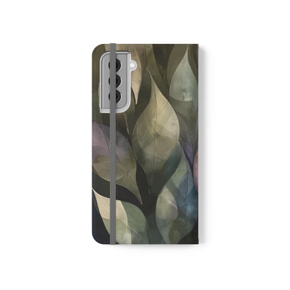 Contempo Leaf Flip Case - Ruppy's Creations