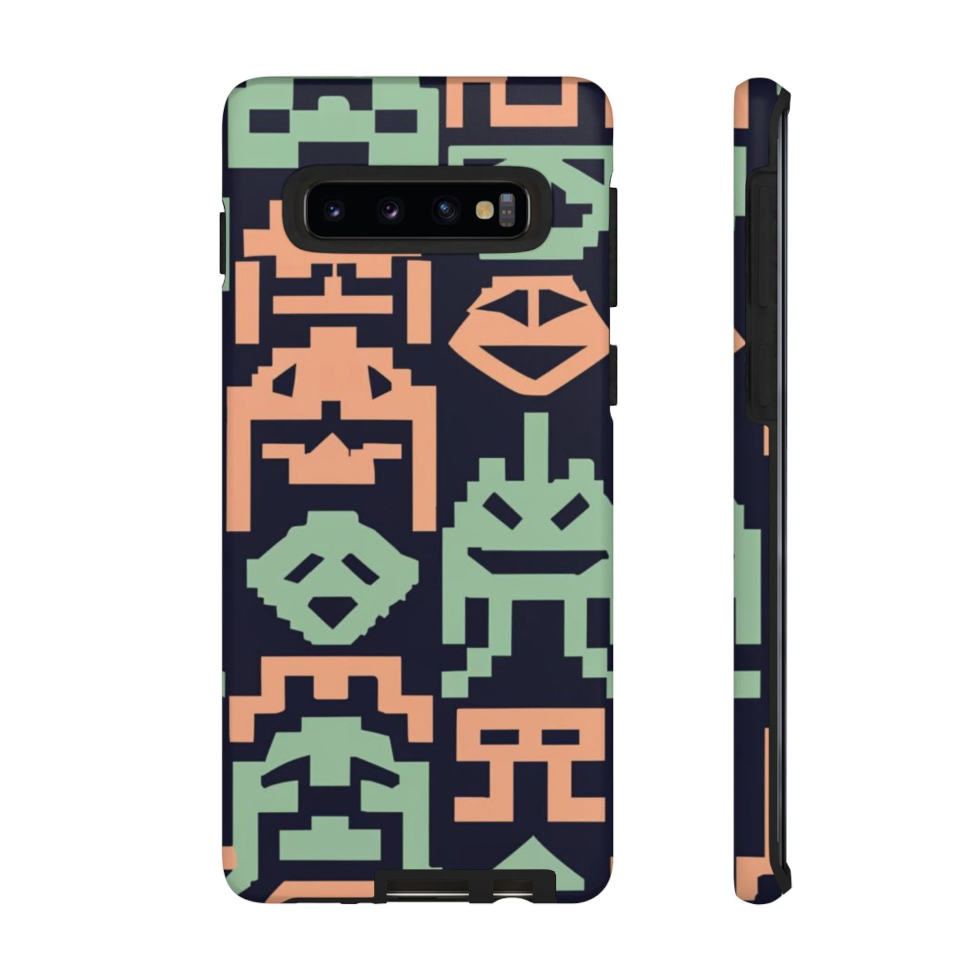 Vintage Video Space Game Graphics Tough Cell Phone Case - Ruppy's Creations