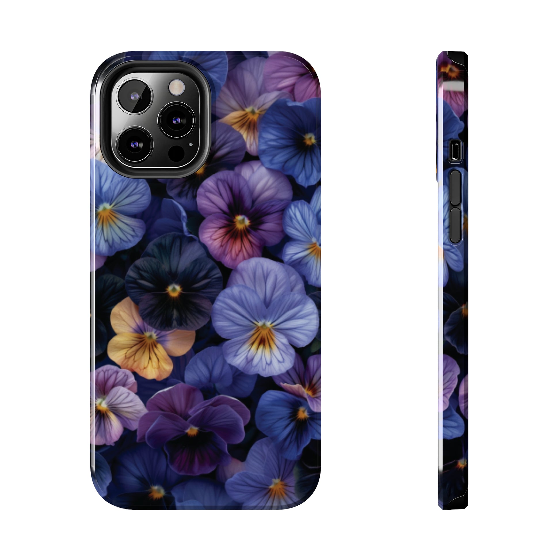 Pansy Flowers Tough iPhone Case - Ruppy's Creations