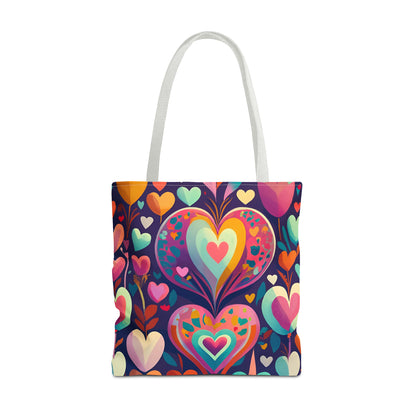 Playful Heart Tote Bag