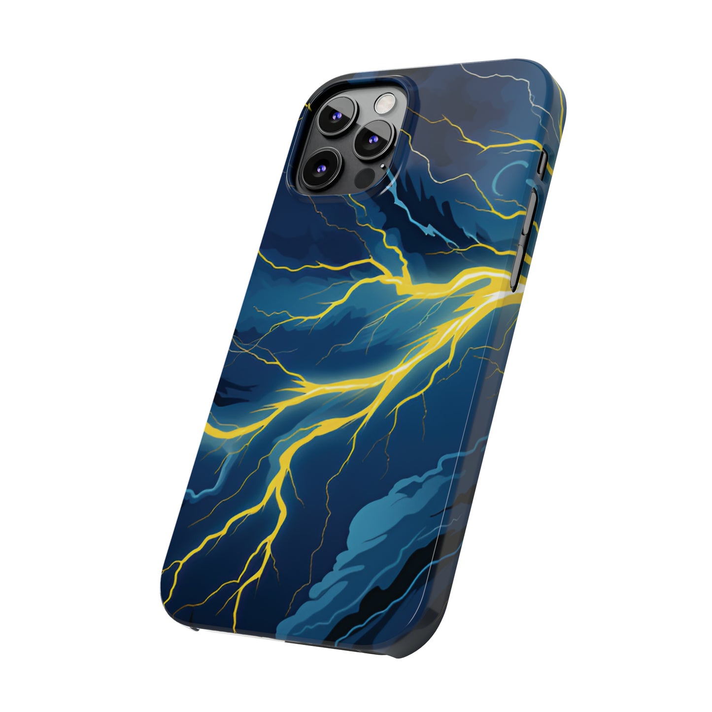 Lightning Strikes Slim Phone Cases