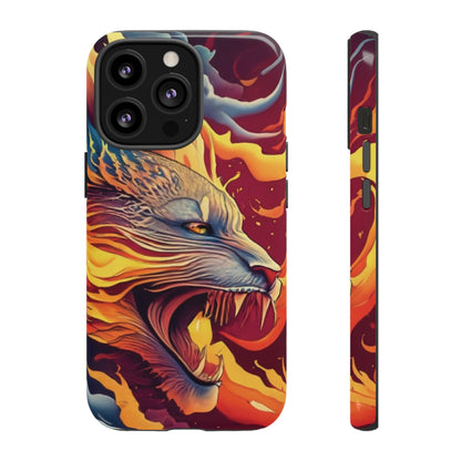 Blazing Beast Cell Phone Tough Case for I Phone, Samsung and Google Pixel