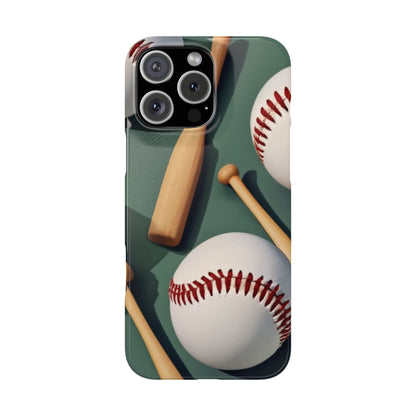 Baseball Fan I phone Slim Phone Cases - Ruppy's Creations