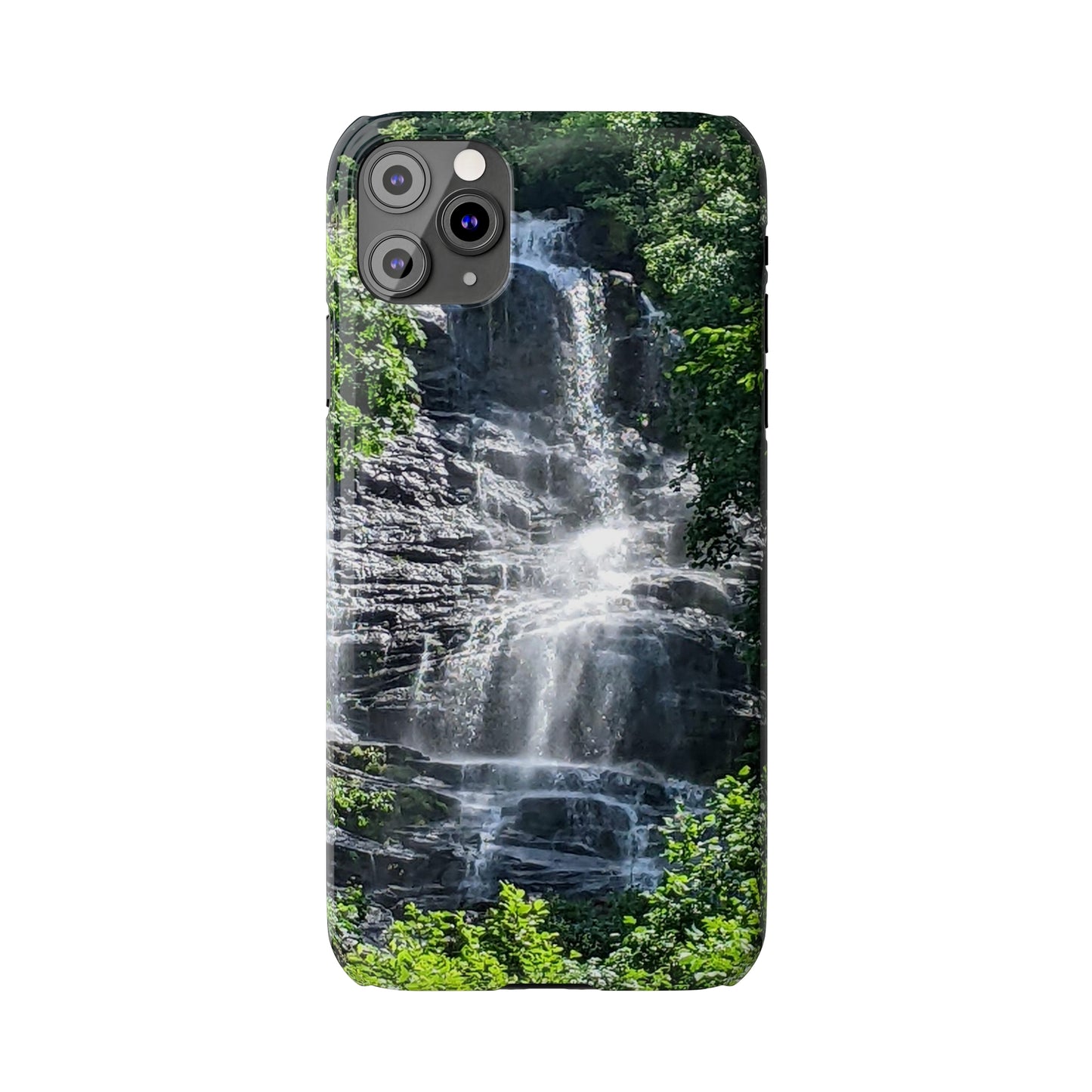 I Phone Waterfall Print Slim Phone Case