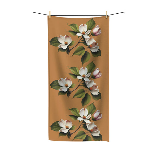 Dogwood Blossoms Polycotton Towel