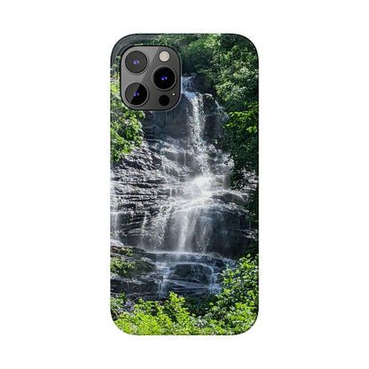 I Phone Waterfall Print Slim Phone Case